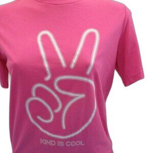 💖 Pink Graphic Tee - Kind Is Cool ✌